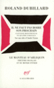 Couverture Il ne faut pas boire son prochain (Roland Dubillard)