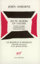 Couverture Jeune homme en colère (John Osborne)