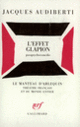 Couverture L'effet Glapion (Jacques Audiberti)