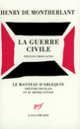 Couverture La Guerre civile (Henry de Montherlant)