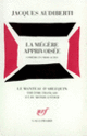 Couverture La Mégère apprivoisée (Jacques Audiberti)