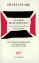 Couverture Le songe d'une nuit d'été (William Shakespeare)