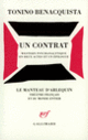 Couverture Un Contrat (Tonino Benacquista)