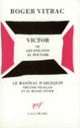 Couverture Victor ou Les enfants au pouvoir (Roger Vitrac)
