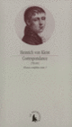 Couverture Correspondance (Heinrich von Kleist)