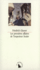 Couverture Les Premières affaires de l'inspecteur Studer (Friedrich Glauser)