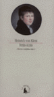 Couverture Petits écrits (Heinrich von Kleist)