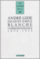 Couverture Correspondance (Jacques-Émile Blanche,André Gide)