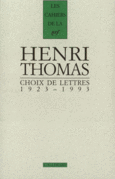 Couverture Choix de lettres ()
