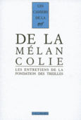 Couverture De la Mélancolie ()