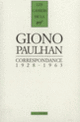 Couverture Correspondance (Jean Giono,Jean Paulhan)