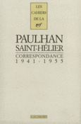 Couverture Correspondance (,Monique Saint-Hélier)