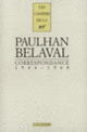 Couverture Correspondance (Yvon Belaval,Jean Paulhan)