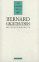 Couverture Mythes et portraits (Bernard Groethuysen)