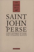 Couverture Les «Lettres d'Asie» de Saint-John Perse ()
