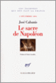 Couverture Le Sacre de Napoléon (José Cabanis)