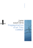 Couverture Fragmentation d'un lieu commun ()