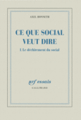 Couverture Ce que social veut dire () Couverture Ce que social veut dire ()