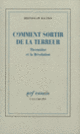 Couverture Comment sortir de la Terreur (Bronislaw Baczko)
