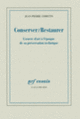 Couverture Conserver / Restaurer (Jean-Pierre Cometti)