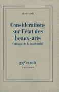 Couverture Considérations sur l'État des Beaux-Arts ()