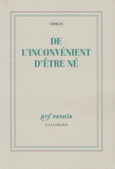 Couverture De l'inconvénient d'être né ()