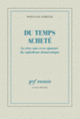 Couverture Du temps acheté (Wolfgang Streeck)