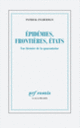 Couverture Épidémies, frontières, États (Patrick Zylberman)