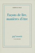 Couverture Façons de lire, manières d'être ()