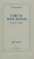 Couverture L'Art au banc d'essai ()