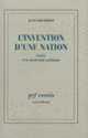 Couverture L'invention d'une nation (Alain Dieckhoff)