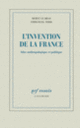 Couverture L'invention de la France (Hervé Le Bras,Emmanuel Todd)