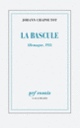 Couverture La bascule (Johann Chapoutot)