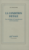 Couverture La Condition fœtale ()