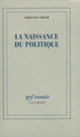 Couverture La Naissance du politique (Christian Meier)