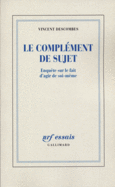 Couverture Le complément de sujet ()