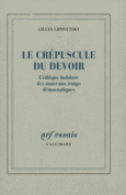 Couverture Le Crépuscule du devoir ()