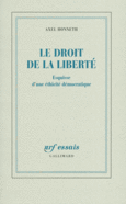 Couverture Le droit de la liberté ()