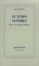 Couverture Le Temps sensible (Julia Kristeva) Couverture Le Temps sensible (Julia Kristeva)