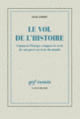 Couverture Le vol de l'Histoire (Jack Goody)