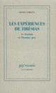 Couverture Les expériences de Tirésias (Nicole Loraux) Couverture Les expériences de Tirésias (Nicole Loraux)