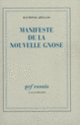 Couverture Manifeste de la nouvelle Gnose (Raymond Abellio)