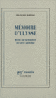 Couverture Mémoire d'Ulysse (François Hartog)