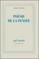 Couverture Poésie de la pensée (George Steiner)