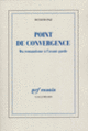 Couverture Point de convergence (Octavio Paz)