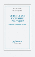 Couverture Qu'est-ce que l'actualité politique ? (,Arnaud Esquerre)