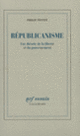 Couverture Républicanisme (Philip Pettit)