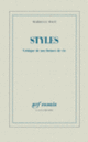 Couverture Styles (Marielle Macé)