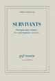 Couverture Survivants (Christopher Stringer)