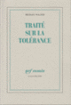 Couverture Traité sur la tolérance (Michael Walzer)